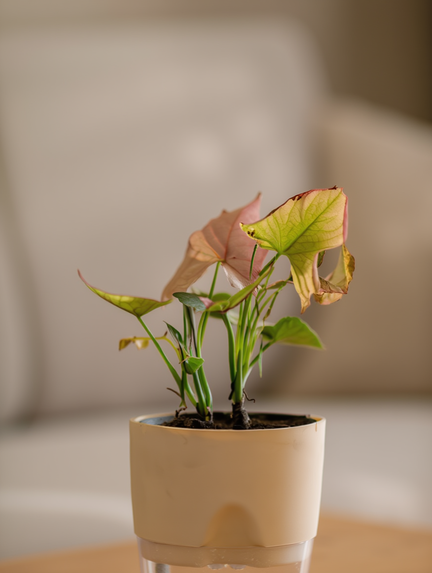 Syngonium Pink Plant Indoor Decor Plant