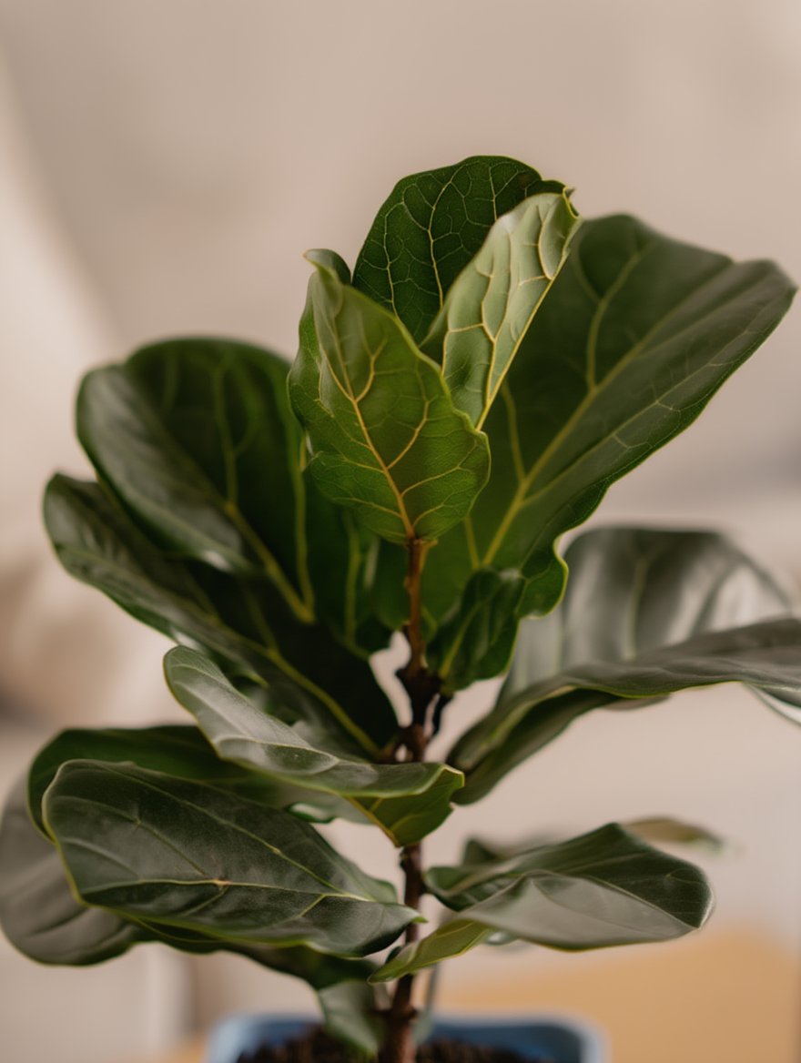 Fiddle Leaf Plant Indoor Desk Plant