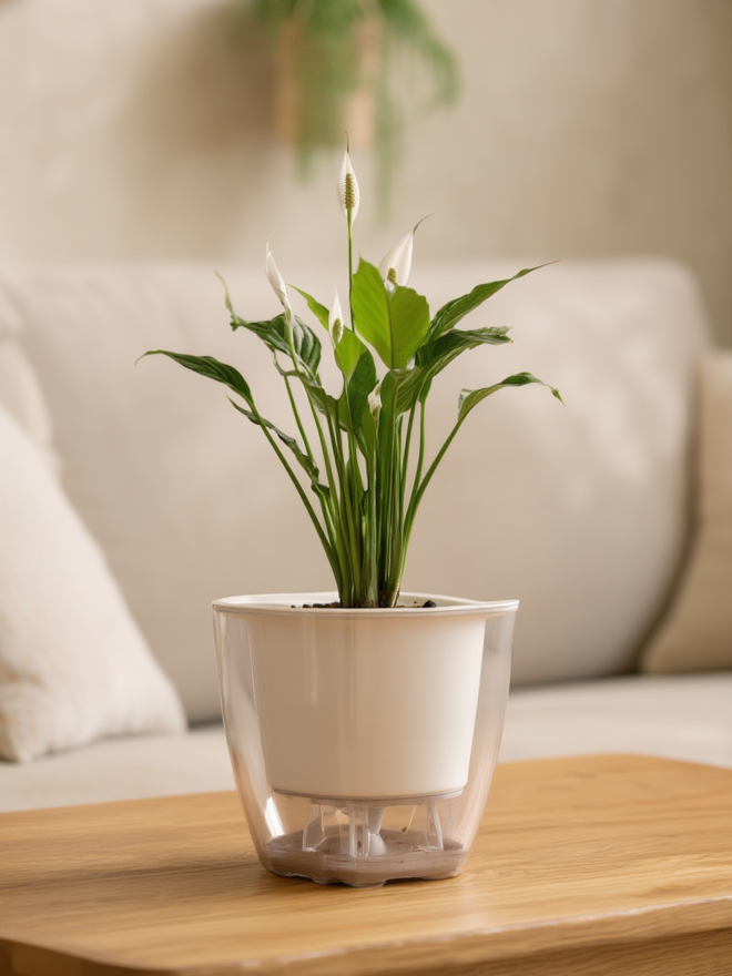 Peace Lily Plant  |  Air Purifying Desk Plant