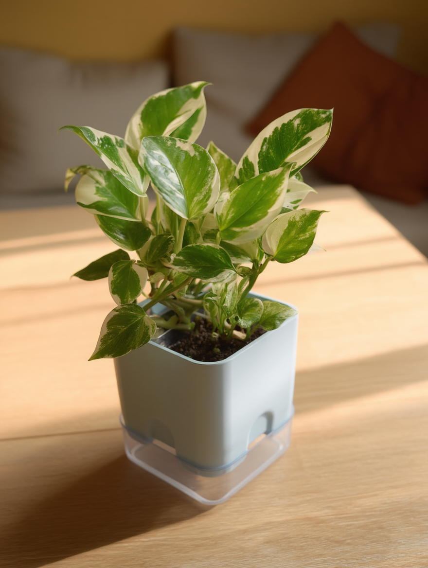 N’Joy Money Plant Indoor Variegated Pothos