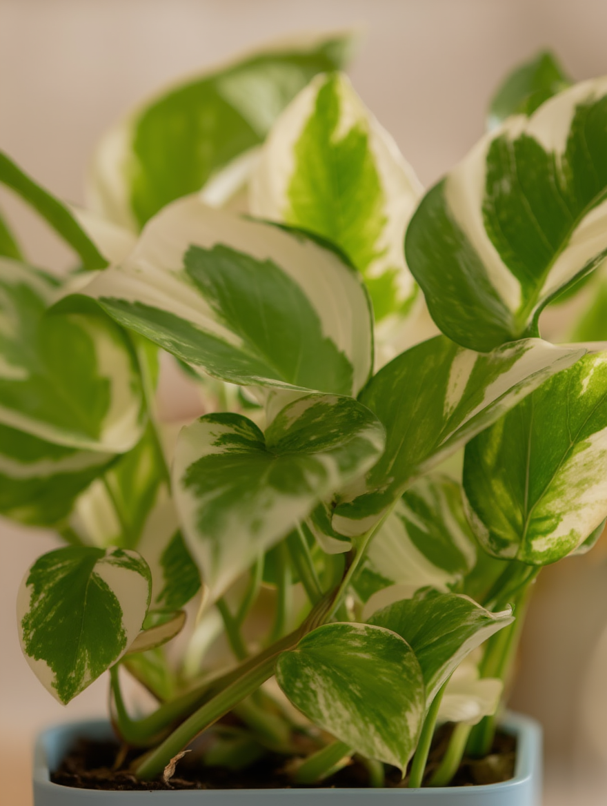 N’Joy Money Plant Indoor Variegated Pothos