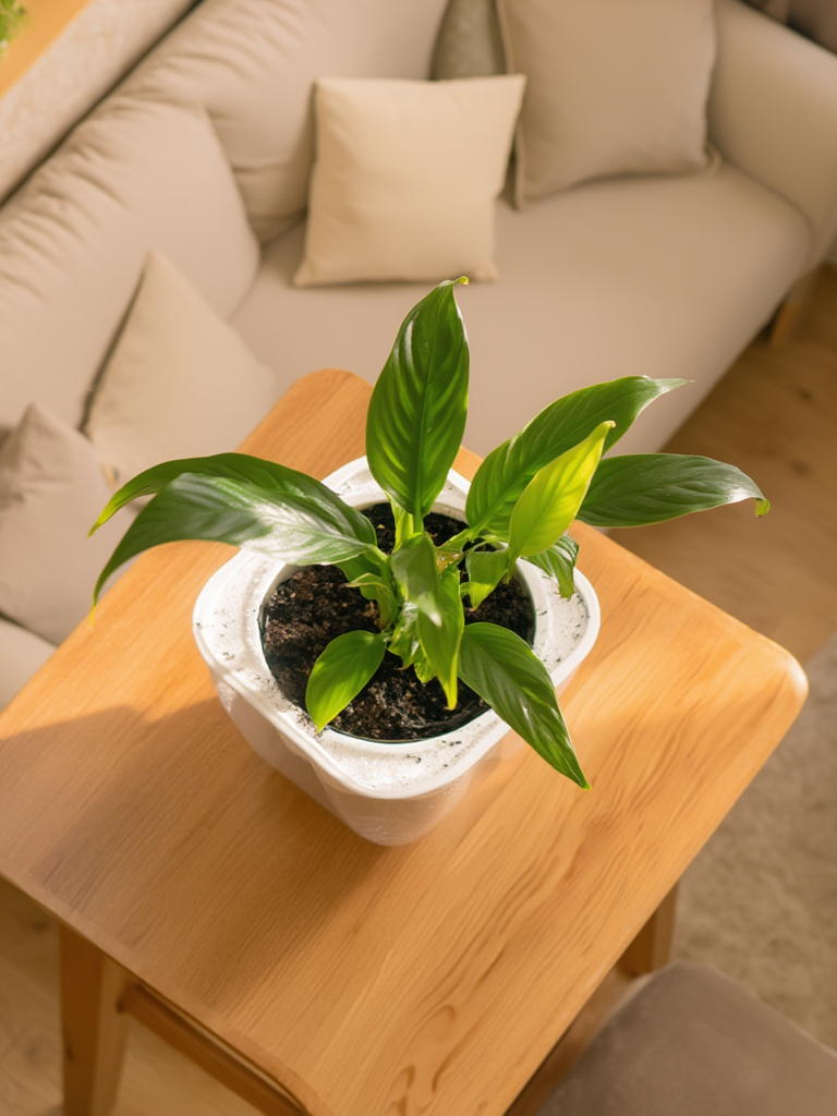 Peace Lily Plant  |  Air Purifying Desk Plant